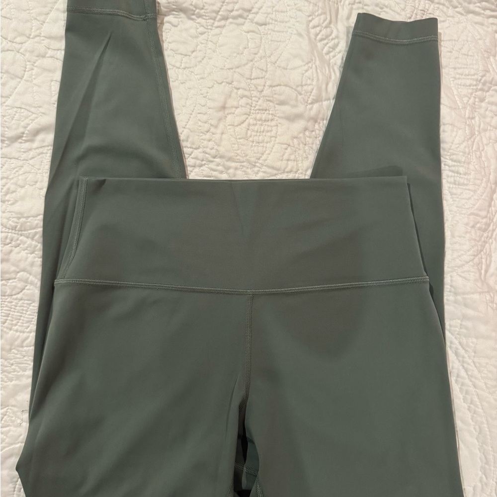 Lululemon Athletica Desert Green High-Rise Leggings 28”